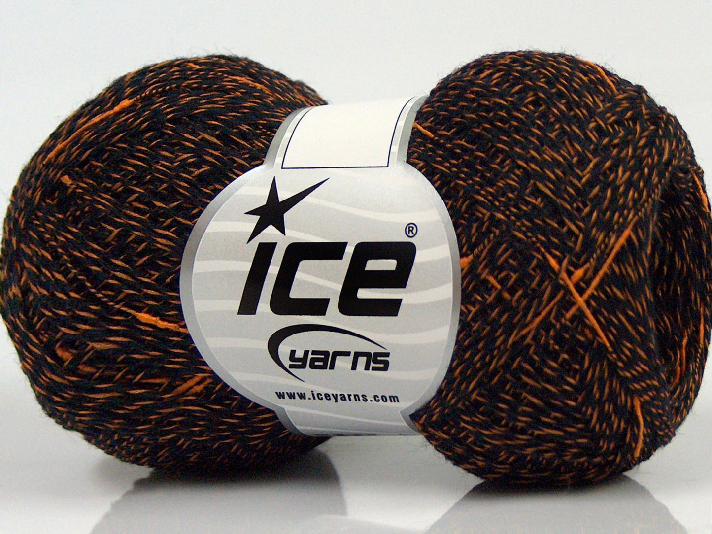 Lot of 8 Skeins Ice Yarns SALE WINTER (10% Wool) Hand Knitting Yarn Black Gold
