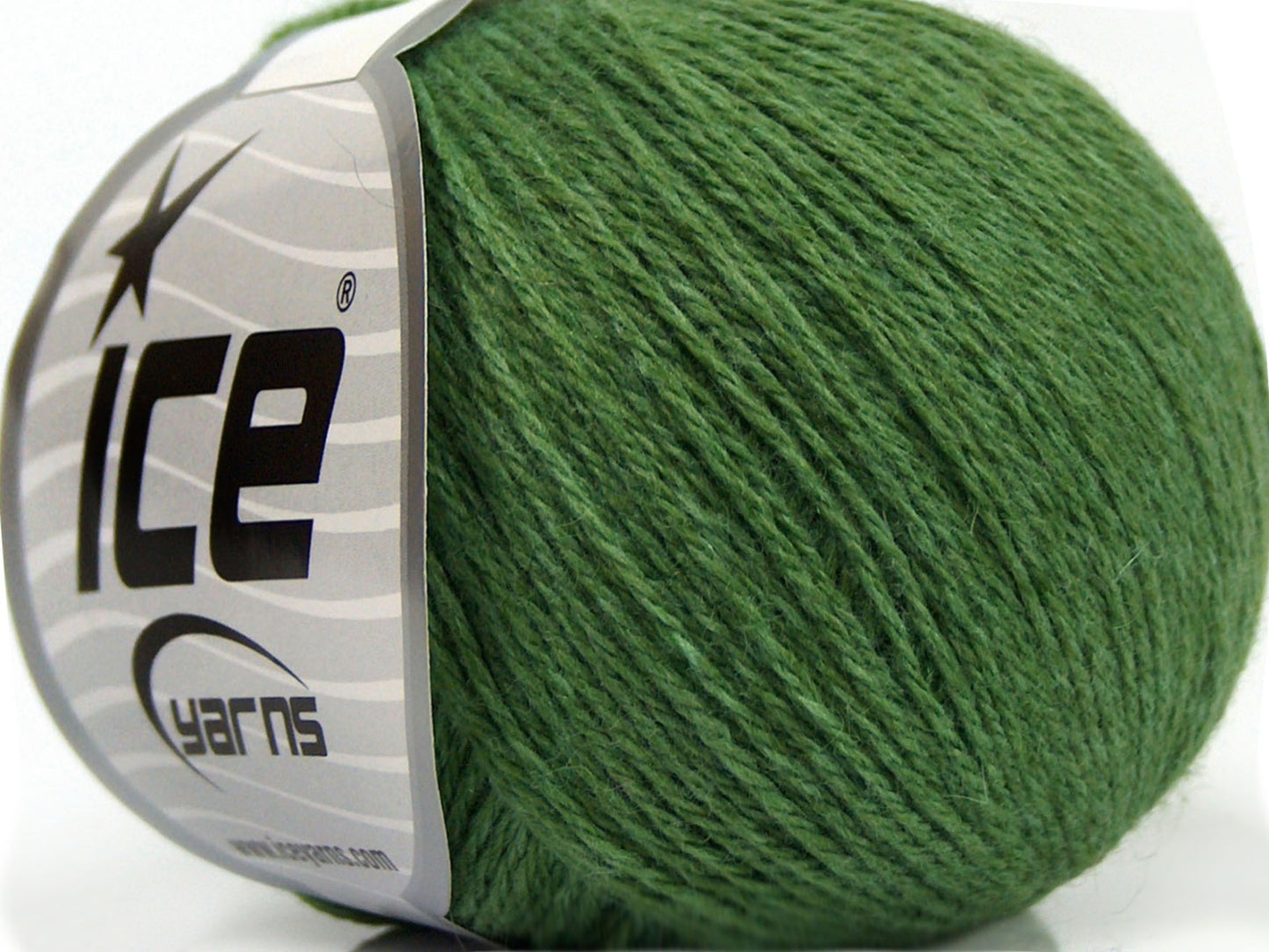 Lot of 8 Skeins Ice Yarns MILANO FINE (10% Baby Alpaca 15% Kid Mohair) Yarn Green