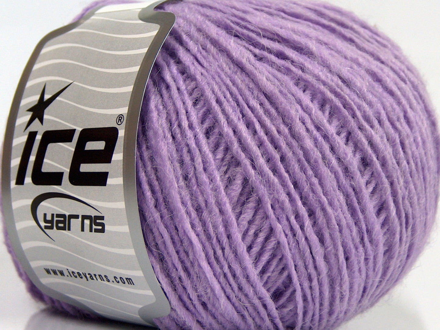 Lot of 8 Skeins Ice Yarns PERU ALPACA LIGHT (25% Alpaca 50% Merino Wool) Yarn Light Lilac