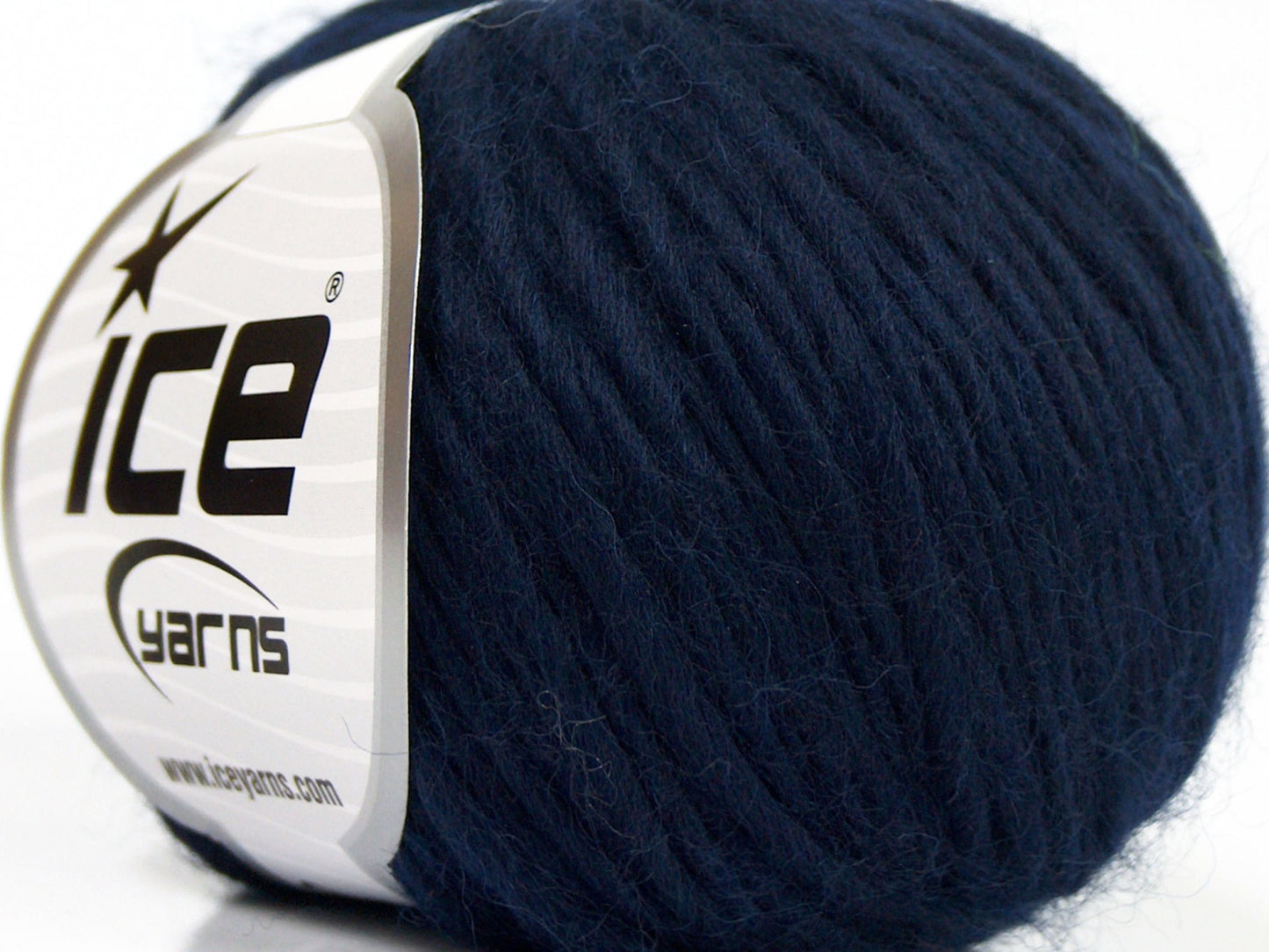 Lot of 8 Skeins Ice Yarns PURE WOOL CHUNKY (100% Wool) Yarn Dark Navy