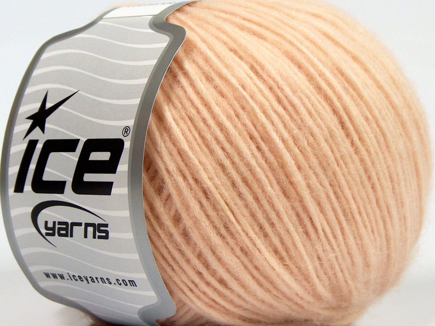 Lot of 8 Skeins Ice Yarns LEONARDO (66% Merino Wool 34% Organic Cotton) Yarn Light Salmon