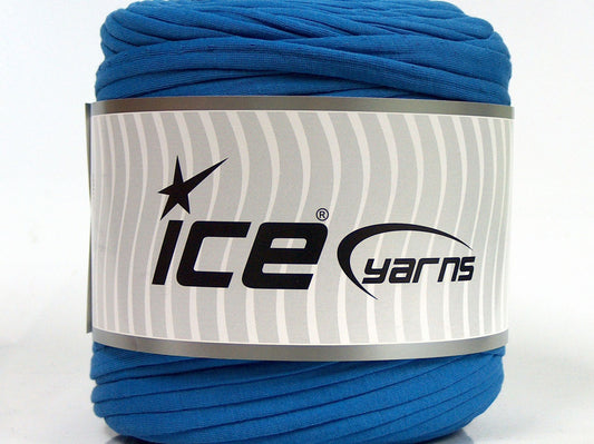 600 gr ICE YARNS UPCYCLED FABRIC 600 (95% Cotton 5% Elastan) Yarn Dark Blue