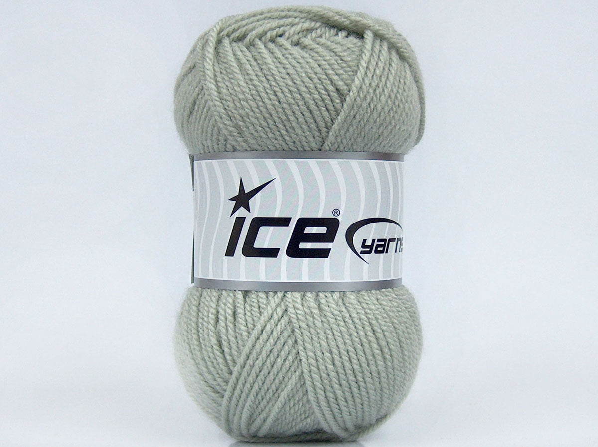 Lot of 8 Skeins Ice Yarns BASICS DK Hand Knitting Yarn Grey