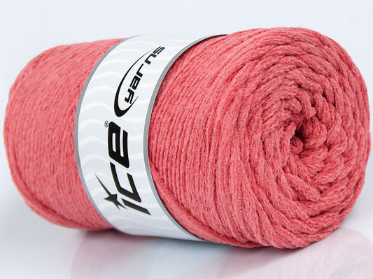 250 gr ICE YARNS MACRAME CHENILLE (100% MicroFiber) Yarn Light Salmon