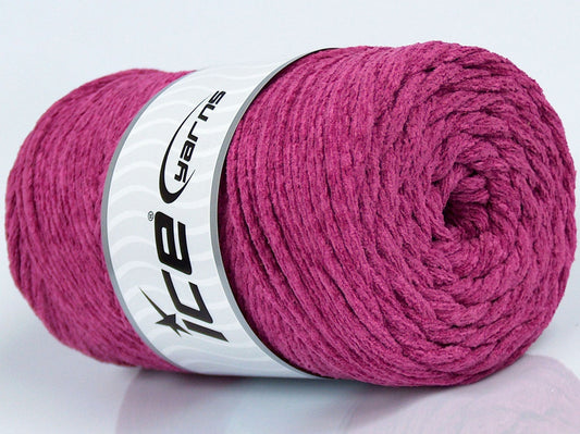250 gr ICE YARNS MACRAME CHENILLE (100% MicroFiber) Hand Knitting Yarn Orchid