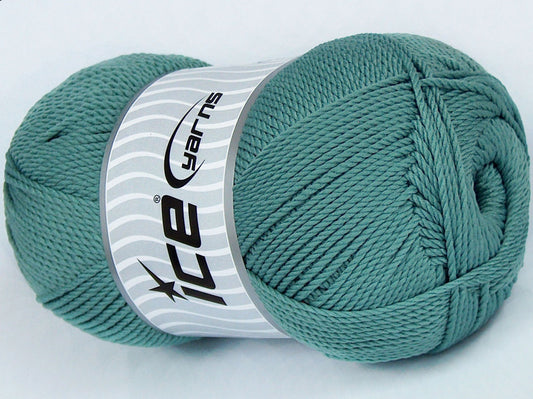 Lot of 4 x 100gr Skeins Ice Yarns TWISTER DK Hand Knitting Yarn Water Green