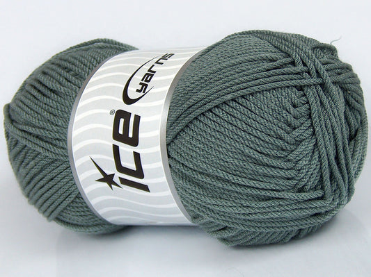 Lot of 4 x 100gr Skeins Ice Yarns SALE PLAIN Hand Knitting Yarn Grey