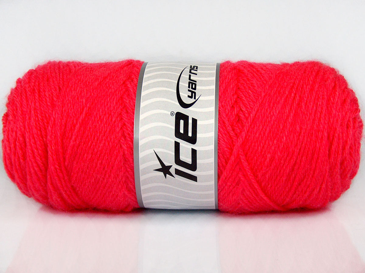 Lot of 2 x 170gr Skeins Ice Yarns CHICLAYO Hand Knitting Yarn Candy Pink