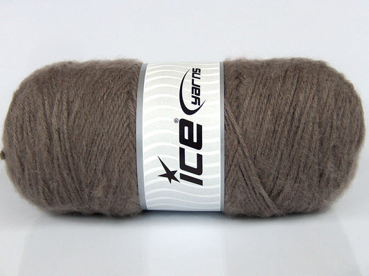 Lot of 3 x 135gr Skeins Ice Yarns SALE WINTER (10% Mohair 15% Wool) Yarn Camel