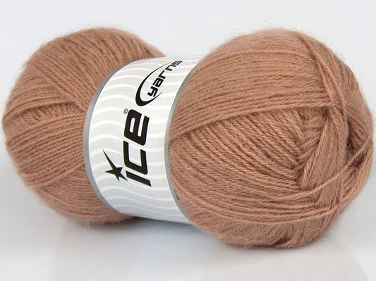 Lot of 4 x 95gr Skeins Ice Yarns SALE WINTER (10% Mohair 15% Wool) Yarn Antique Pink