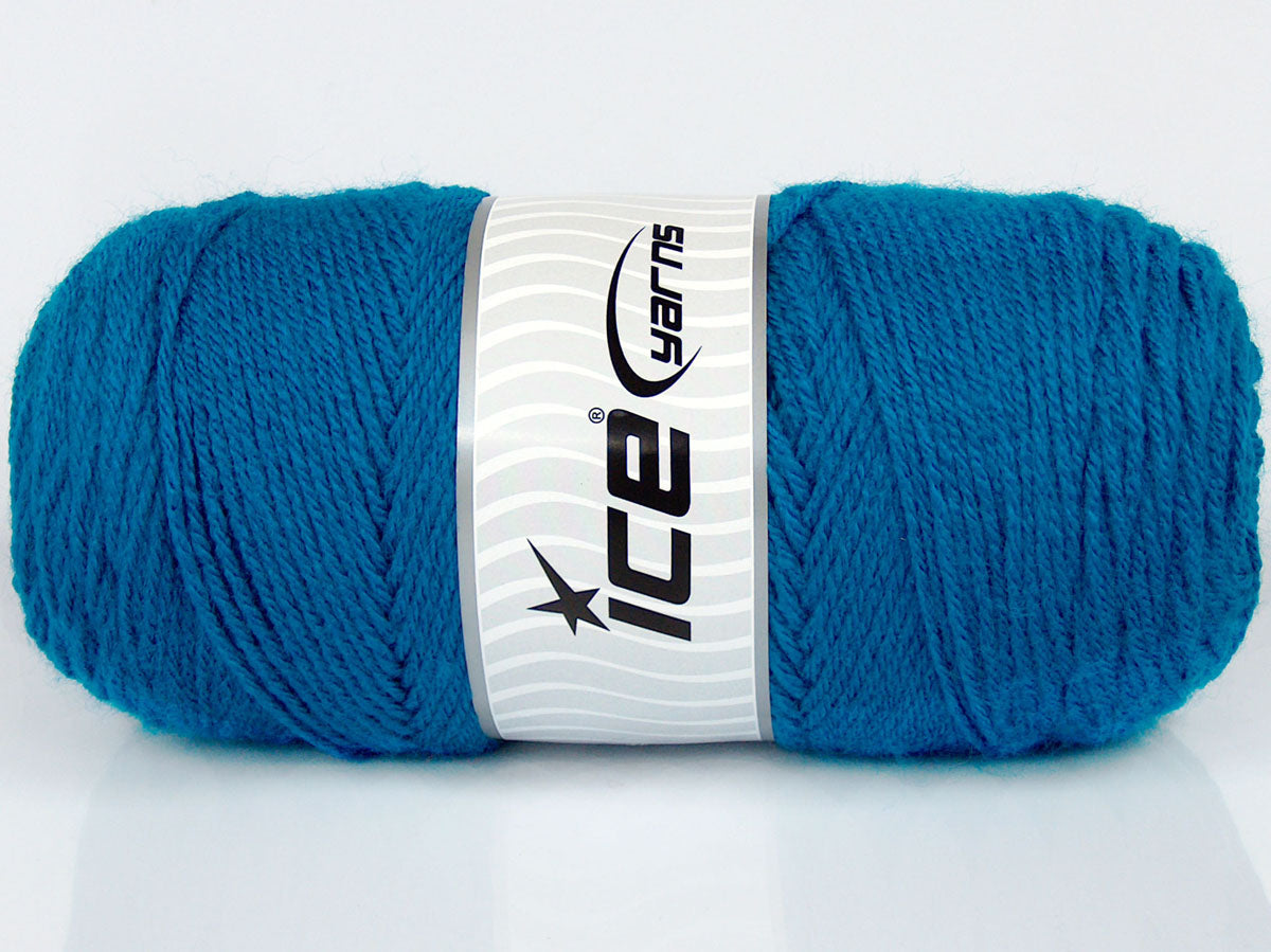 Lot of 2 x 170gr Skeins Ice Yarns CHICLAYO Hand Knitting Yarn Blue