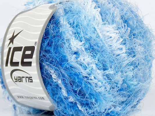 Lot of 8 Skeins Ice Yarns POLAR SOFT Hand Knitting Yarn Blue Shades