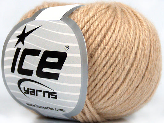 Lot of 6 Skeins Ice Yarns ALPACA DK (25% Alpaca Superfine 30% Merino Wool) Yarn Beige