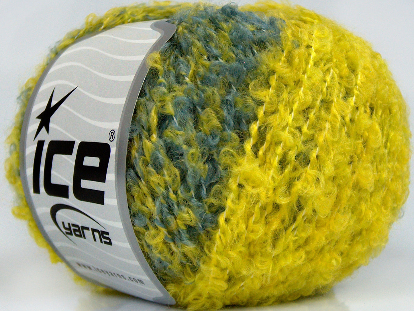 Lot of 8 Skeins Ice Yarns DURBAN (13% Mohair) Yarn Grey Orange Green