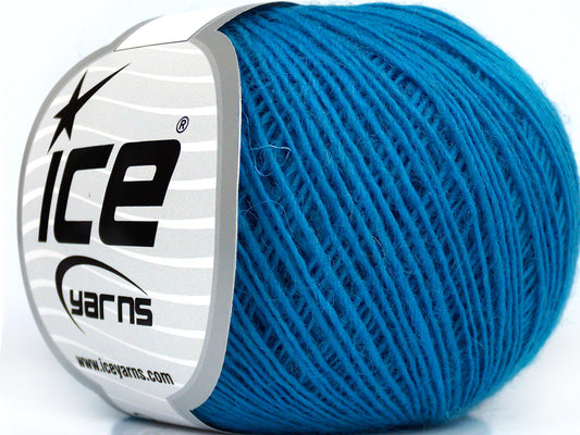 Lot of 8 Skeins Ice Yarns SALE LUXURY-PREMIUM (100% Wool) Yarn Turquoise