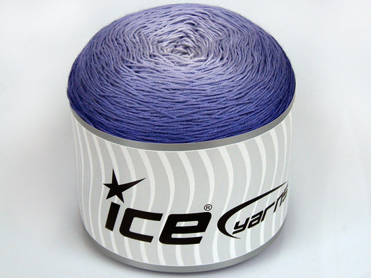 250 gr ICE YARNS CAKES SOFT TOUCH Hand Knitting Yarn Purple Shades