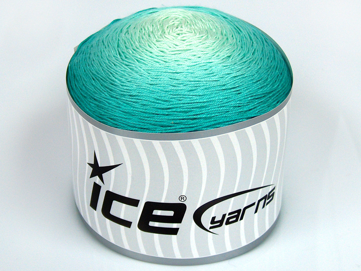 250 gr ICE YARNS CAKES SOFT TOUCH Hand Knitting Yarn Sea Green Shades