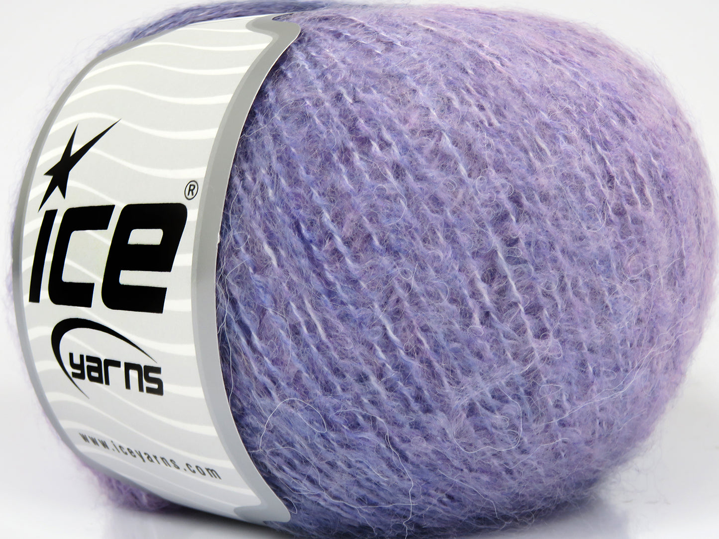 Lot of 8 Skeins Ice Yarns SALE MOHAIR-WOOL BLEND (8% Mohair 12% Wool) Yarn Purple Turquoise Lilac Pink