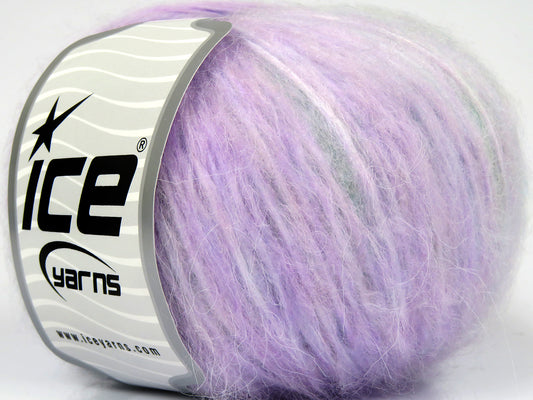 Lot of 8 Skeins Ice Yarns SALE WINTER (18% Wool 2% Elastan) Yarn Lilac Shades Mint Green
