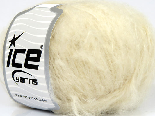 Lot of 8 Skeins Ice Yarns SALE ACRYLIC Hand Knitting Yarn Dark Cream
