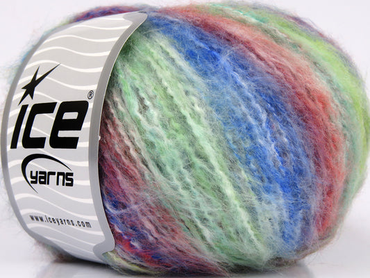 Lot of 8 Skeins Ice Yarns SALE SELF-STRIPING Hand Knitting Yarn Rainbow