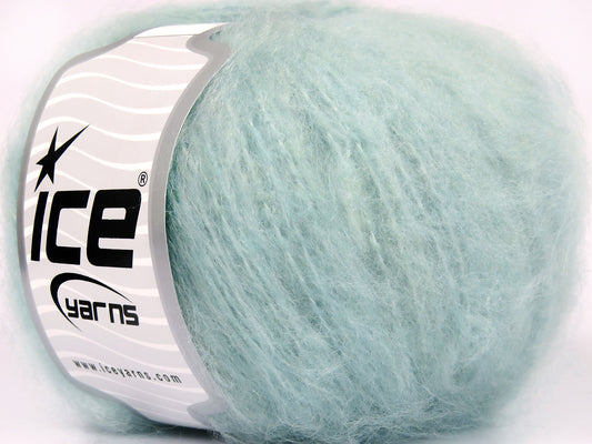 Lot of 8 Skeins Ice Yarns SALE WINTER (20% Wool) Hand Knitting Yarn Mint