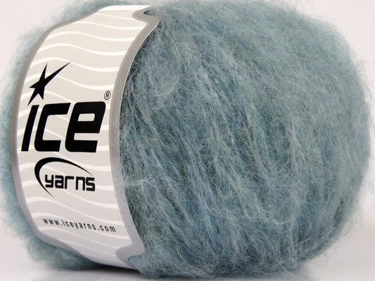 Lot of 8 Skeins Ice Yarns SALE WINTER (20% Wool) Yarn Light Green Light Turquoise