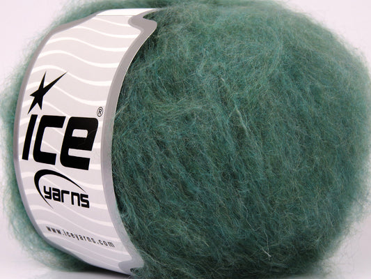 Lot of 8 Skeins Ice Yarns SALE WINTER (20% Wool) Hand Knitting Yarn Green