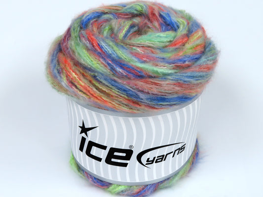 Lot of 2 x 150gr Skeins Ice Yarns CAKES ABASCO Hand Knitting Yarn Multicolor