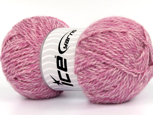 Lot of 4 x 90gr Skeins Ice Yarns SAUL (30% Alpaca) Yarn Pink Shades