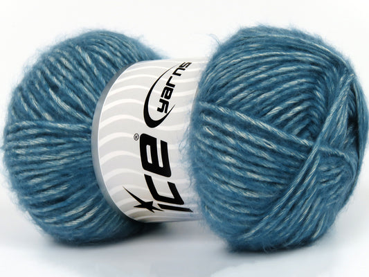 Lot of 4 x 100gr Skeins Ice Yarns ANGELITA (66% Cotton) Yarn Turquoise