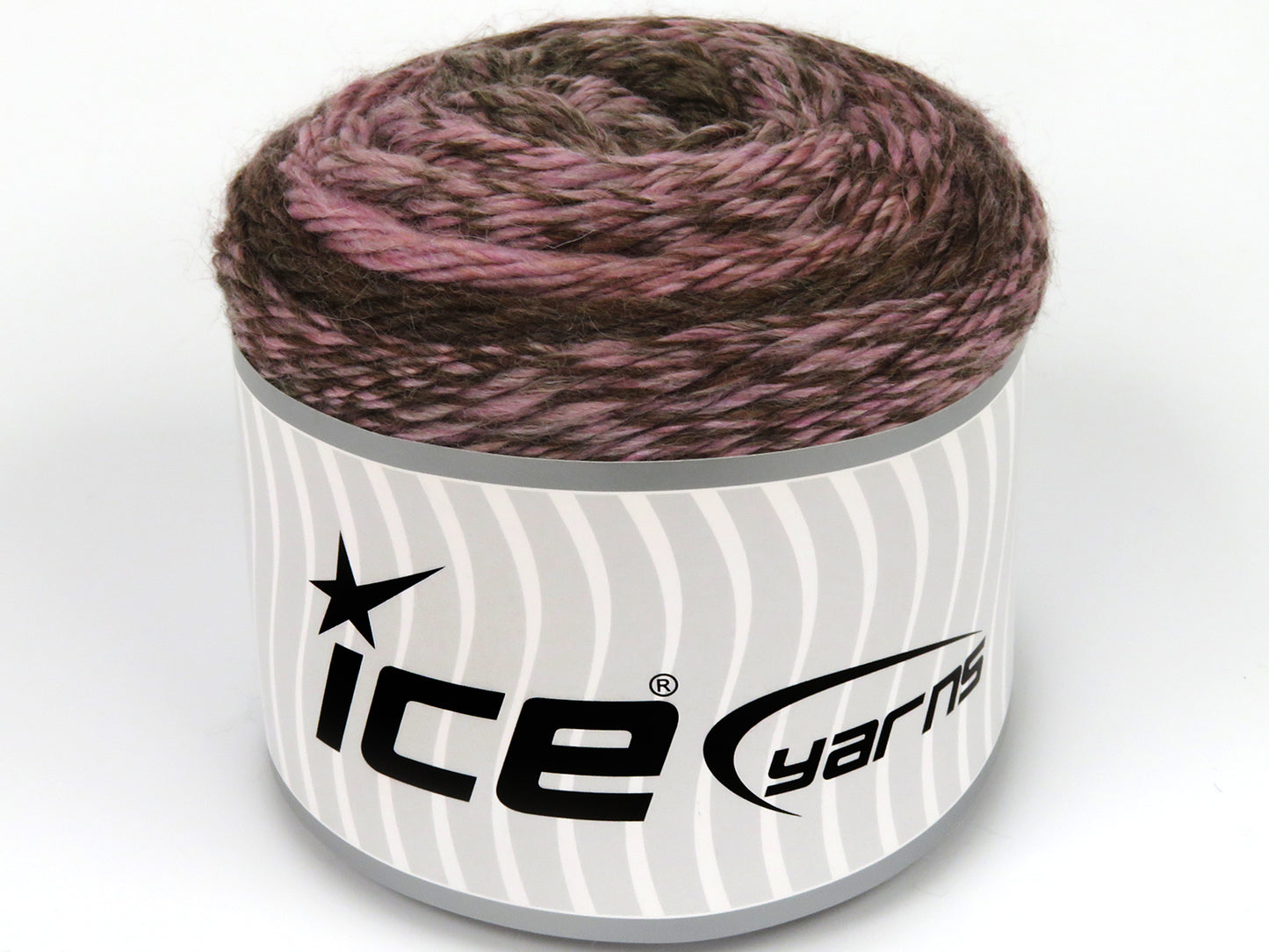 Lot of 2 x 150gr Skeins Ice Yarns CAKES CAMARO (50% Wool) Yarn Pink Shades Camel Shades