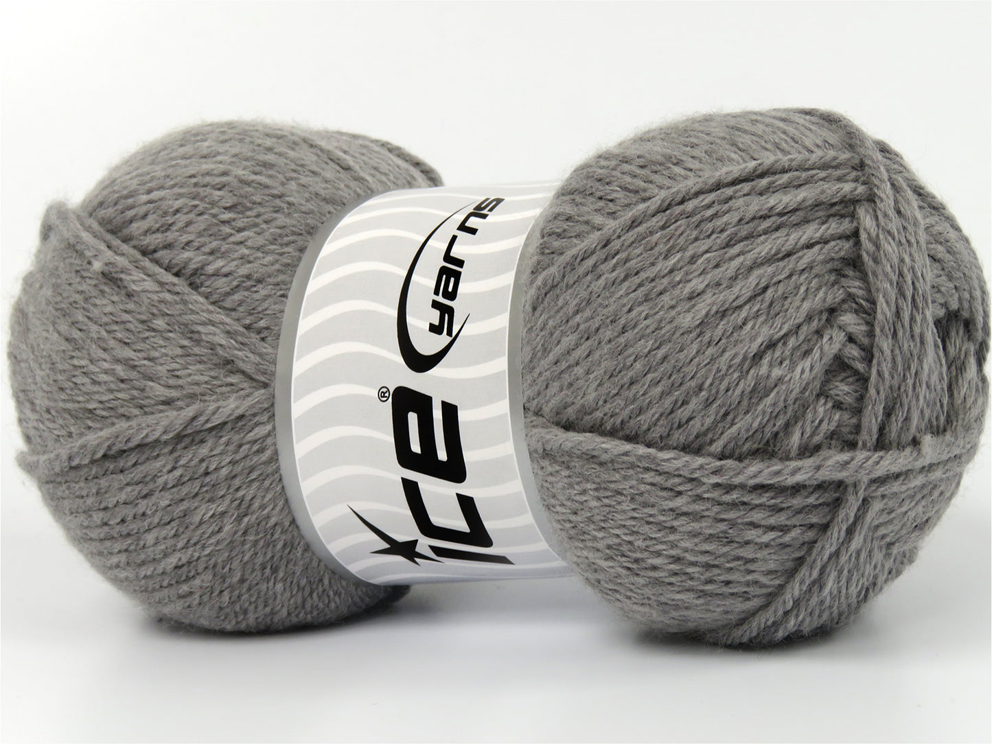 Lot of 4 x 100gr Skeins Ice Yarns SUPERWASH WOOL BAMBOO (50% Superwash Wool 25% Bamboo) Yarn Grey
