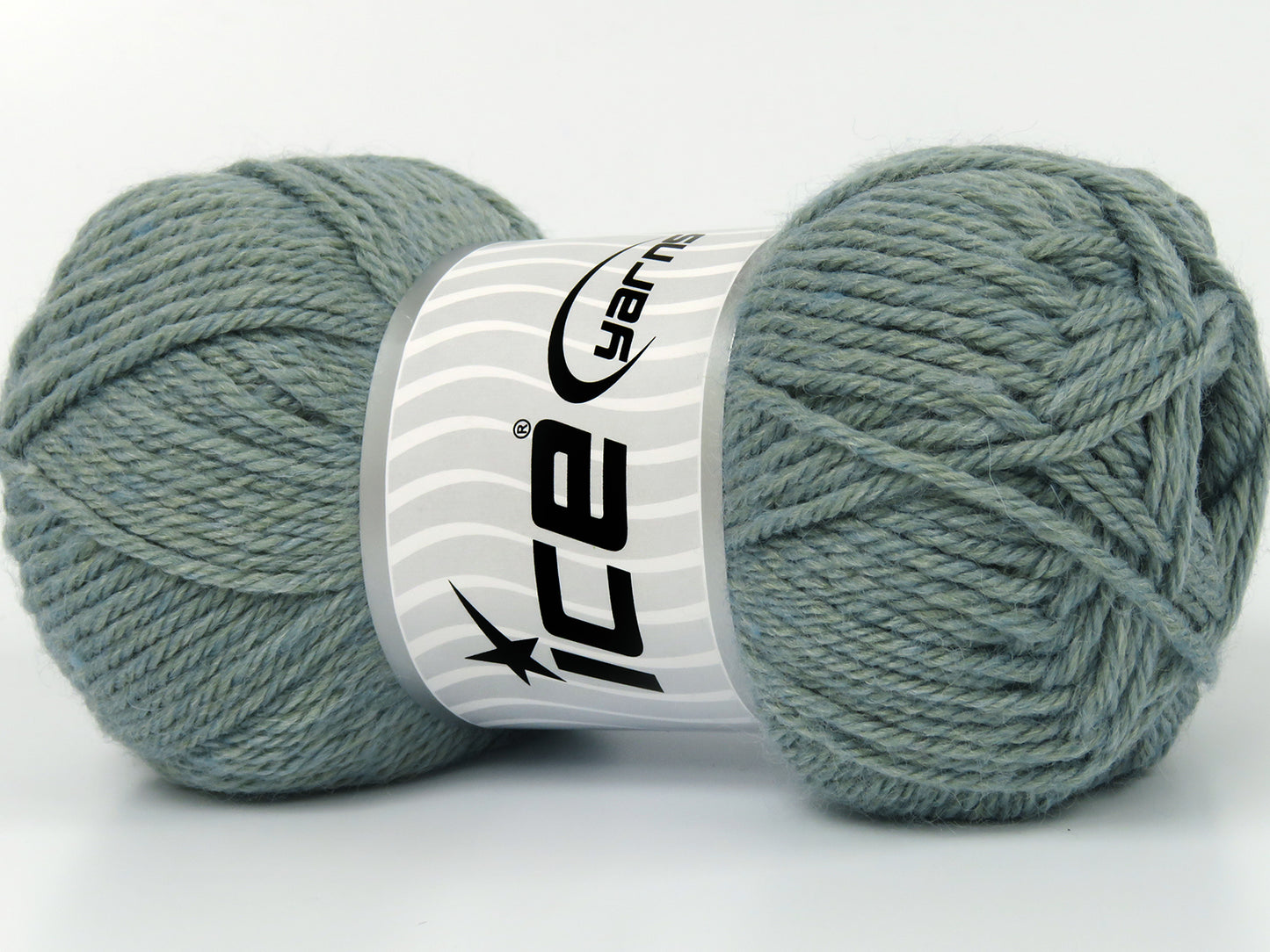 Lot of 4 x 100gr Skeins Ice Yarns SUPERWASH WOOL BAMBOO (50% Superwash Wool 25% Bamboo) Yarn Light Water Green