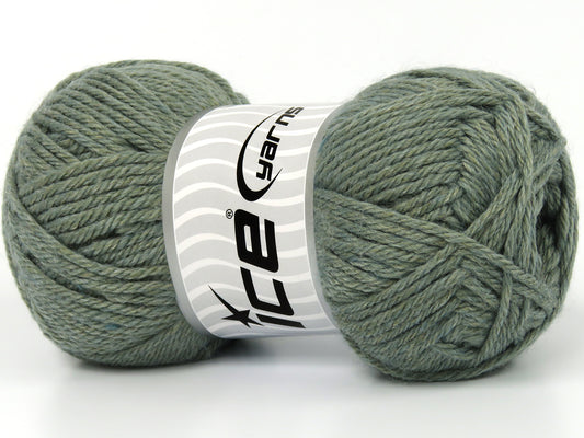 Lot of 4 x 100gr Skeins Ice Yarns SUPERWASH WOOL BAMBOO (50% Superwash Wool 25% Bamboo) Yarn Water Green