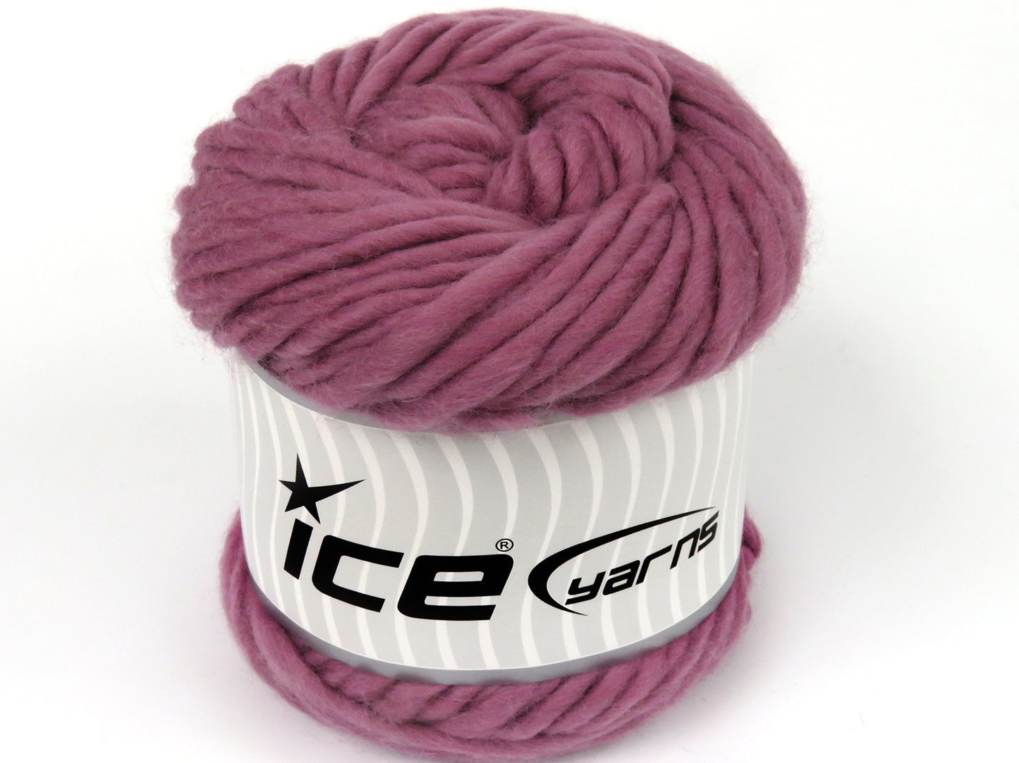 Lot of 2 x 200gr Skeins Ice Yarns PURE WOOL XL (100% Wool) Yarn Orchid