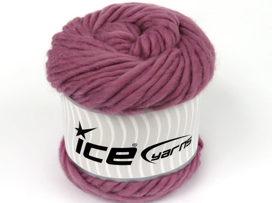 Lot of 2 x 200gr Skeins Ice Yarns PURE WOOL XL (100% Wool) Yarn Orchid