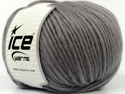 Lot of 4 x 100gr Skeins Ice Yarns PURE WOOL BULKY (100% Wool) Yarn Grey