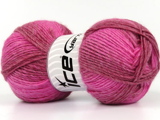 Lot of 4 x 100gr Skeins Ice Yarns SEDGWICK (63% Wool 25% Bamboo) Yarn Pink Shades