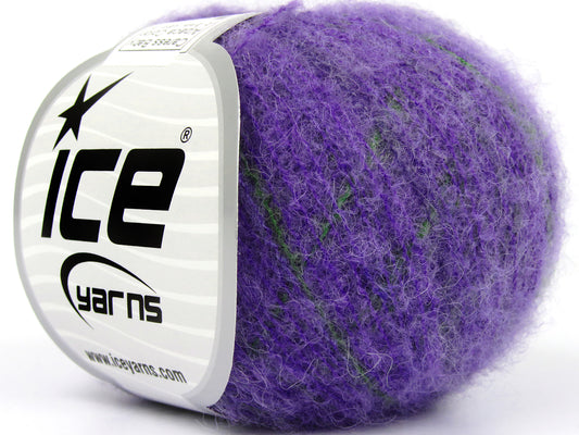Lot of 10 Skeins Ice Yarns CARESS BABY ALPACA COLOR (30% Baby Alpaca 31% Extrafine Merino Wool) Yarn Green Purple Turquoise Grey