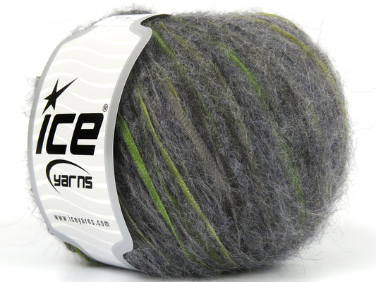 Lot of 8 Skeins Ice Yarns RAMOS (20% SuperKid Mohair 5% Merino Wool) Yarn Anthracite Black Black Camel Green Shades