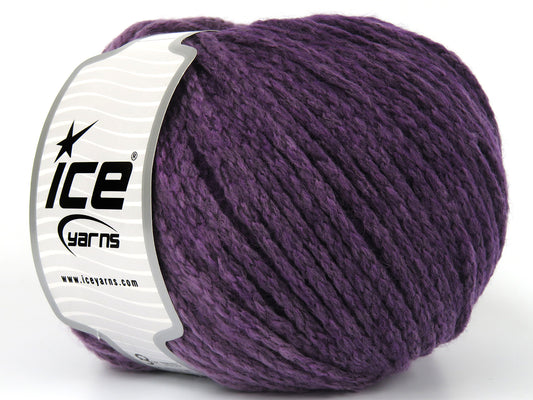 Lot of 4 x 100gr Skeins Ice Yarns NORDIC (23% Wool) Yarn Purple Shades