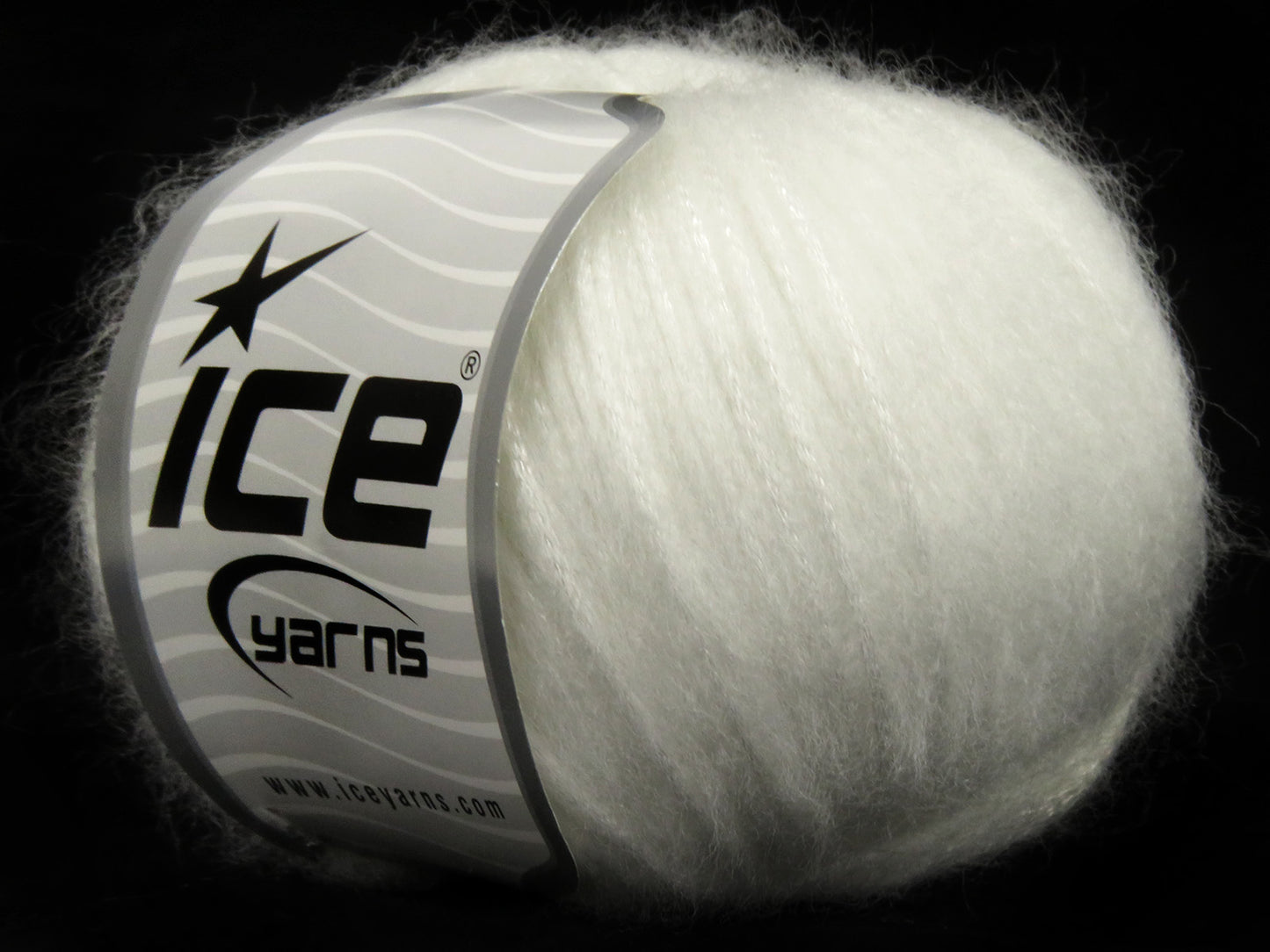 Lot of 8 Skeins Ice Yarns PICASSO Hand Knitting Yarn White