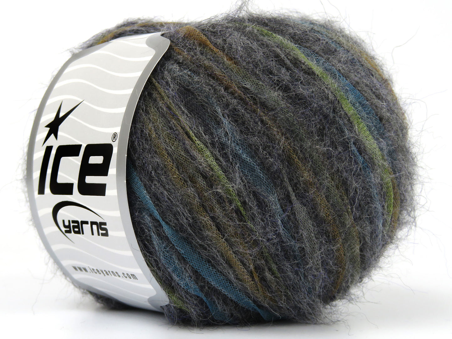 Lot of 8 Skeins Ice Yarns RAMOS (20% SuperKid Mohair 5% Merino Wool) Yarn Anthracite Black Blue Green Brown