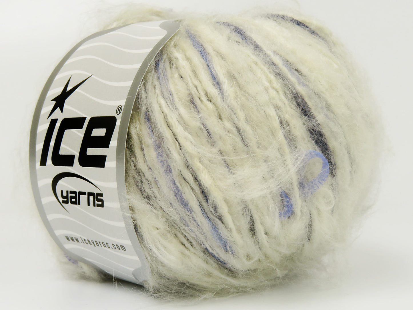 Lot of 8 Skeins Ice Yarns MARQUEZ (5% Wool) Yarn Cream Purple Shades