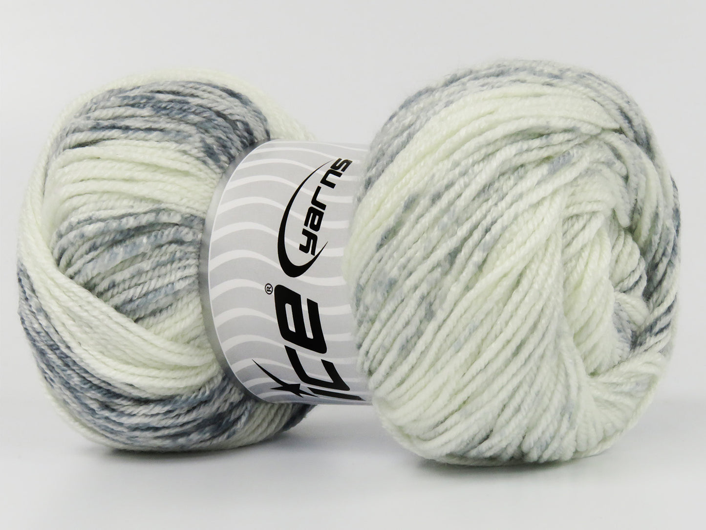 Lot of 4 x 100gr Skeins Ice Yarns SWEET BABY Yarn Grey Shades Ecru
