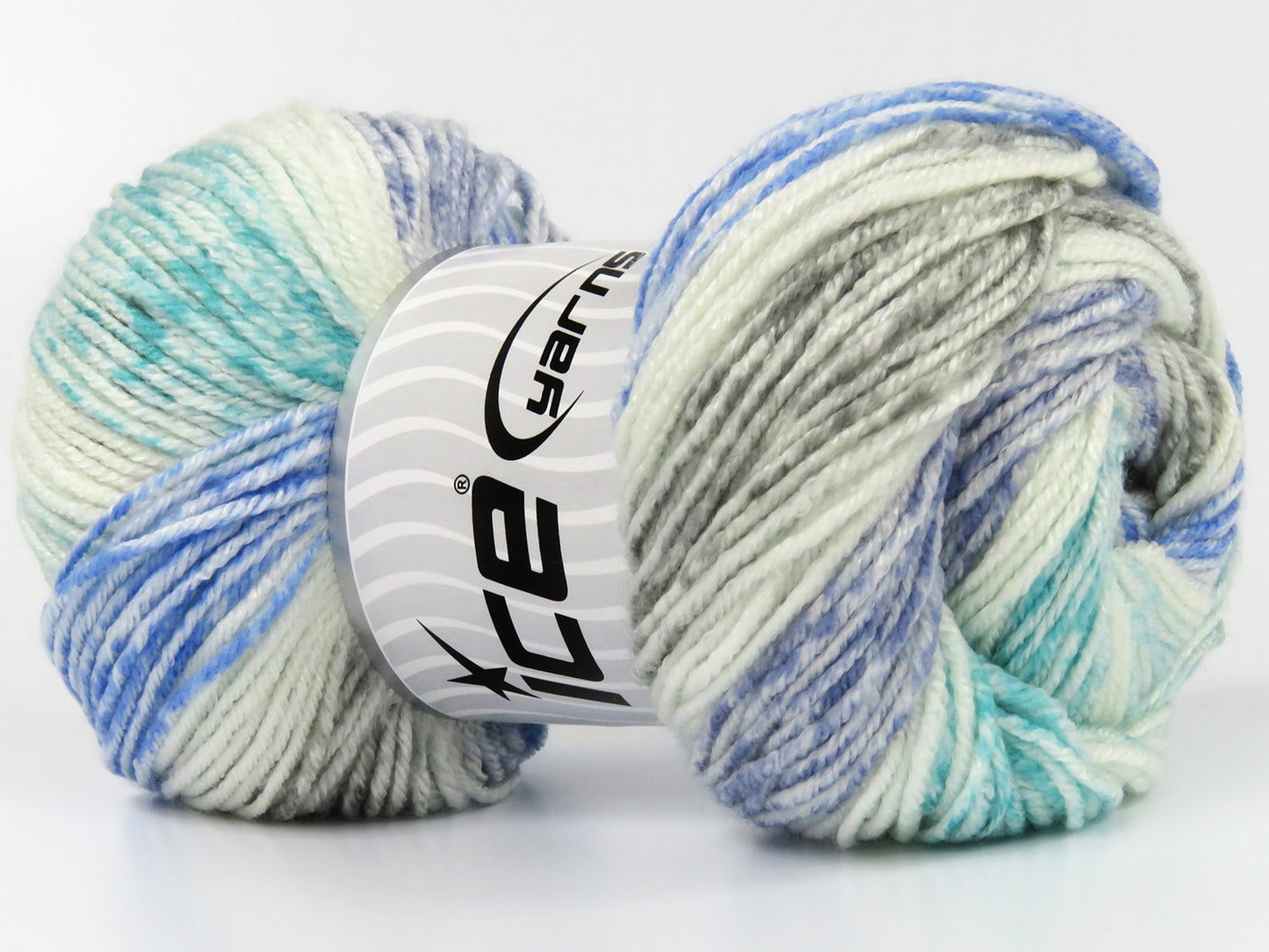 Lot of 4 x 100gr Skeins Ice Yarns SWEET BABY Yarn Blue Green Lavender Ecru