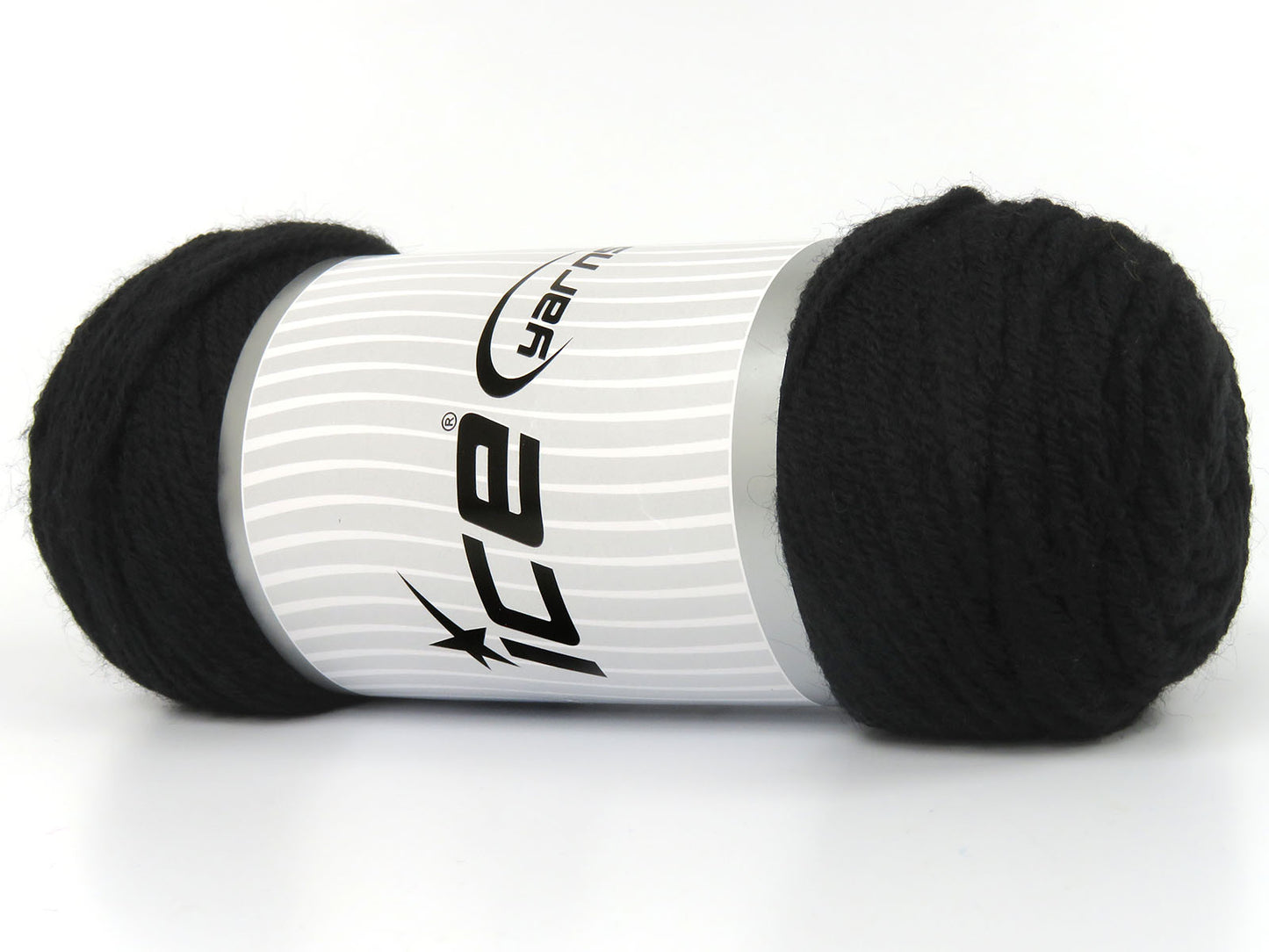 Lot of 4 x 100gr Skeins Ice Yarns SAVER 100 Hand Knitting Yarn Black