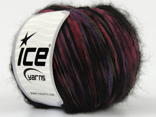 Lot of 8 Skeins Ice Yarns RAVENEL (10% Wool) Yarn Pink Shades Lilac Khaki Black