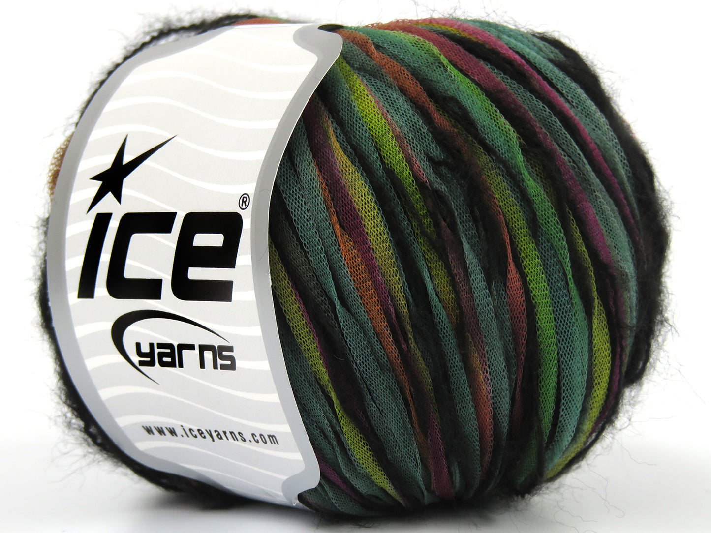 Lot of 8 Skeins Ice Yarns RAVENEL (10% Wool) Yarn Green Purple Orange Salmon Black